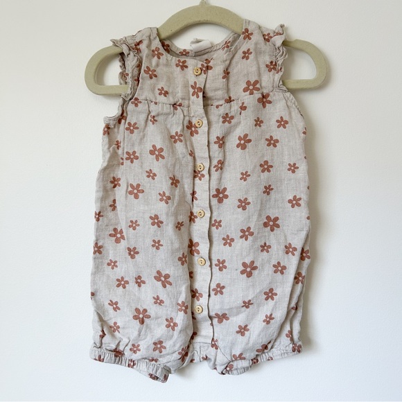 Soft Linen H&M Romper Onesie Size 6-9M - Picture 1 of 3